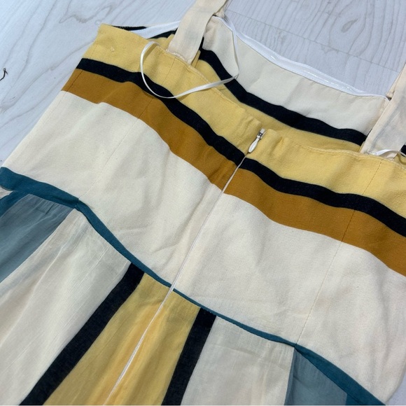 Amanda Uprichard Striped Jumpsuit Pantsuit Convertible Summer Flowy Size Small - Picture 5 of 5